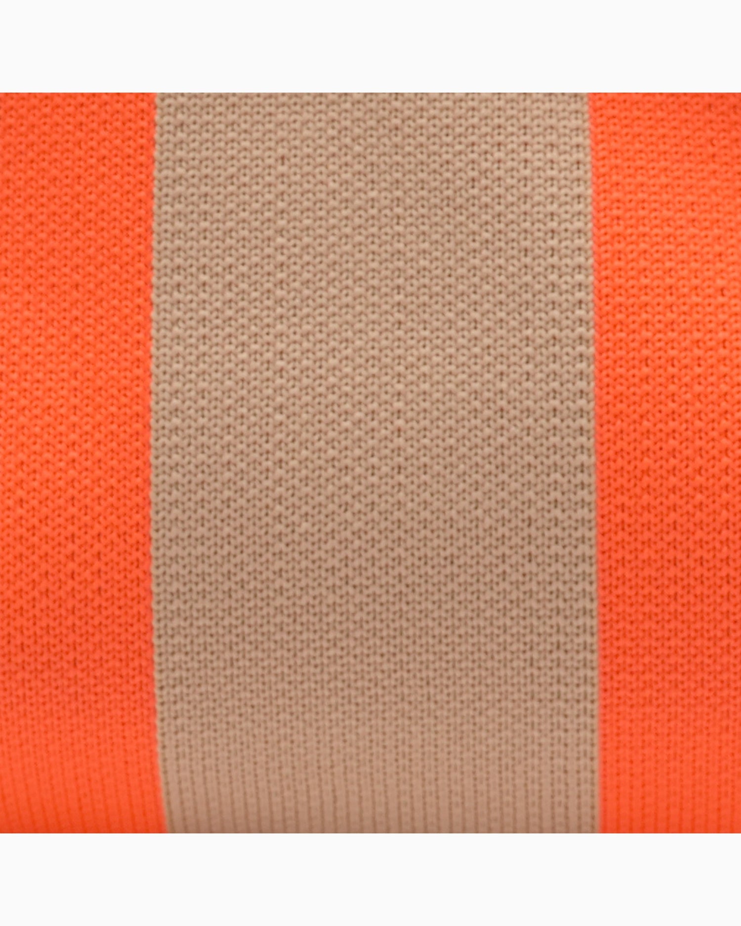 Kosmetiktasche Emma mit Streifen orange beige