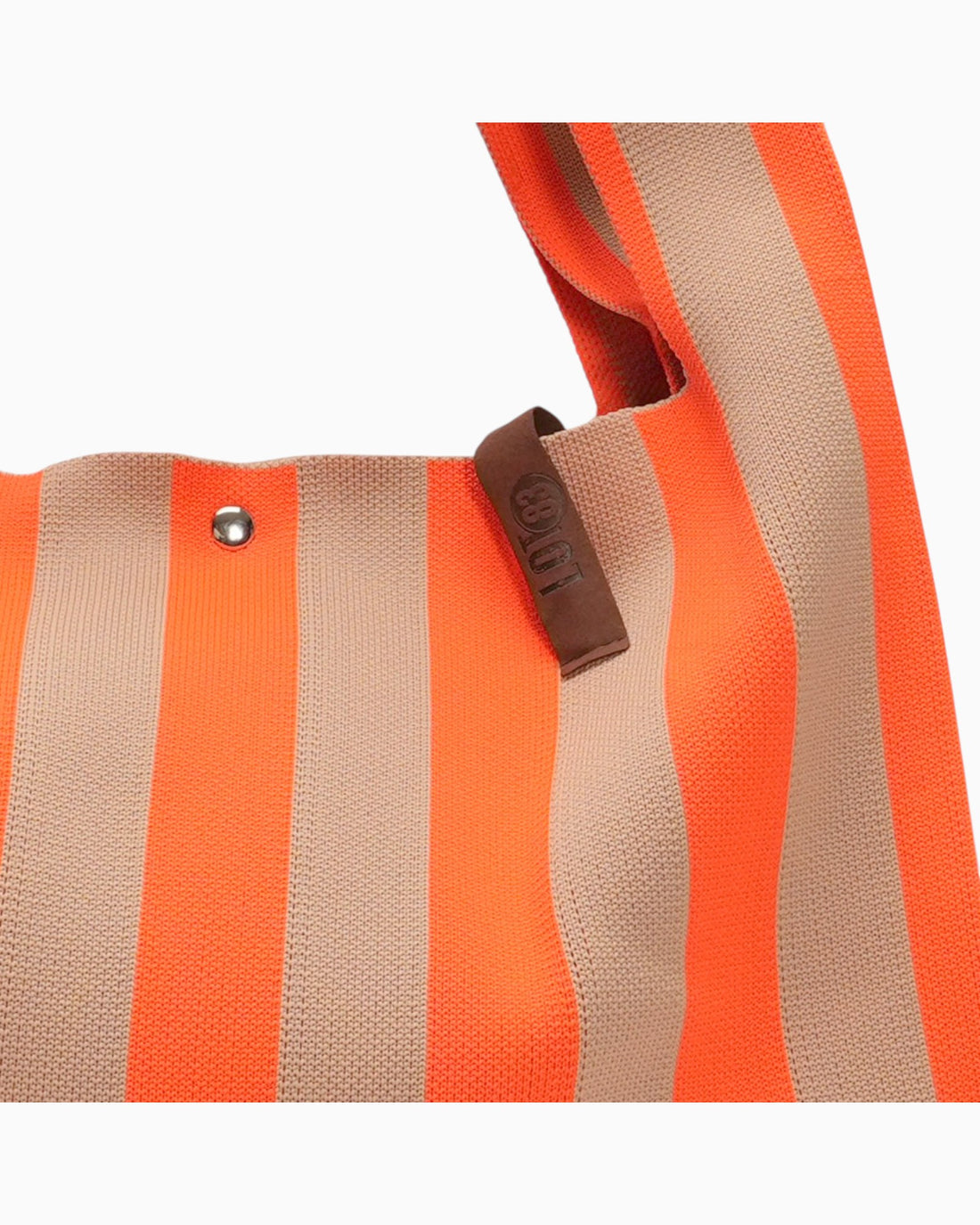Shopper Lois mit Streifen orange beige
