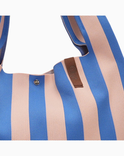 Shopper Lois LOT83 mit Streifen blau rosé