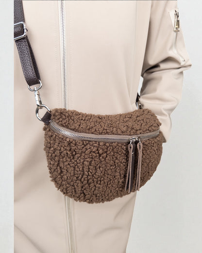 Teddy Umhängetasche braun