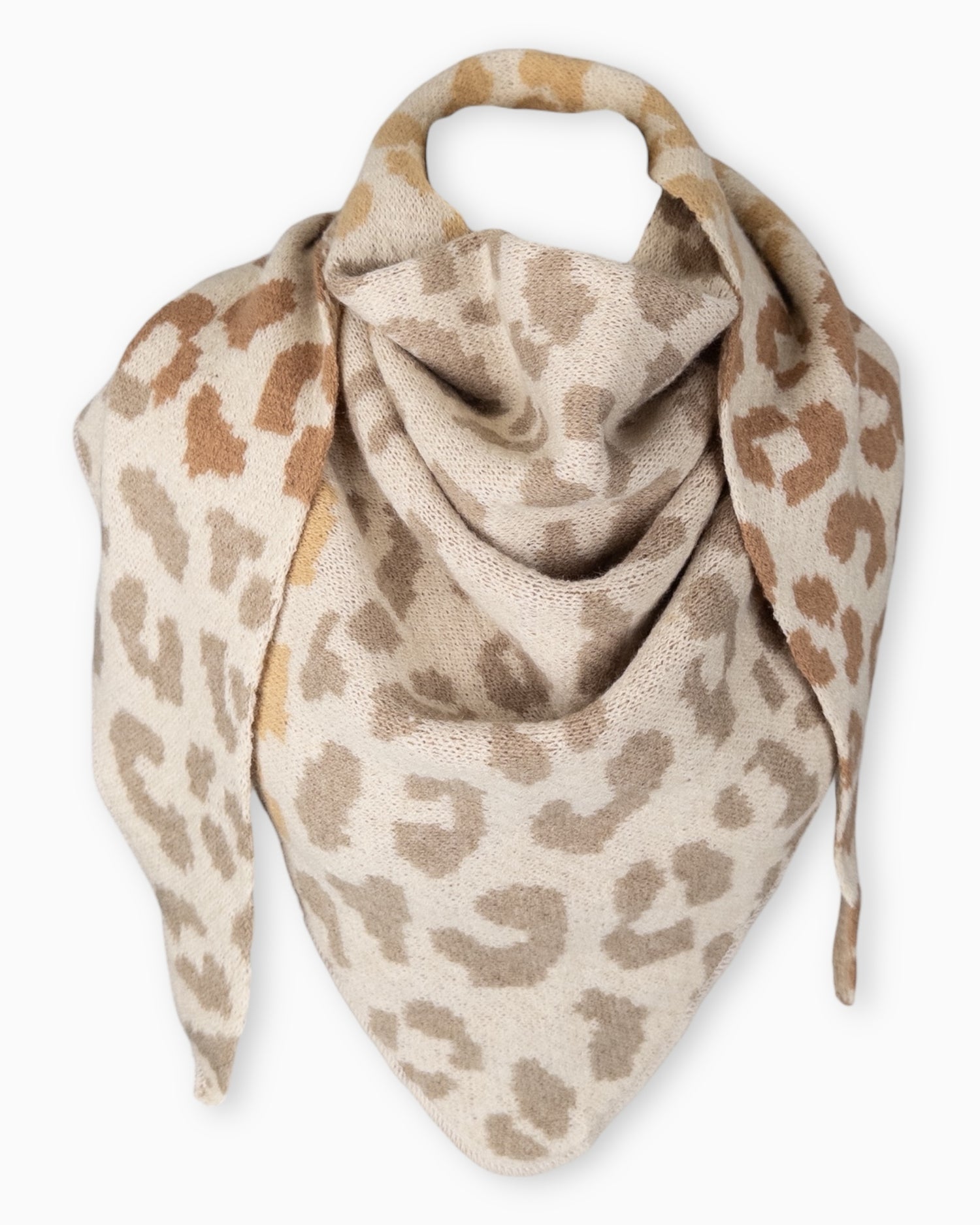 Dreieckstuch Leo sand braun