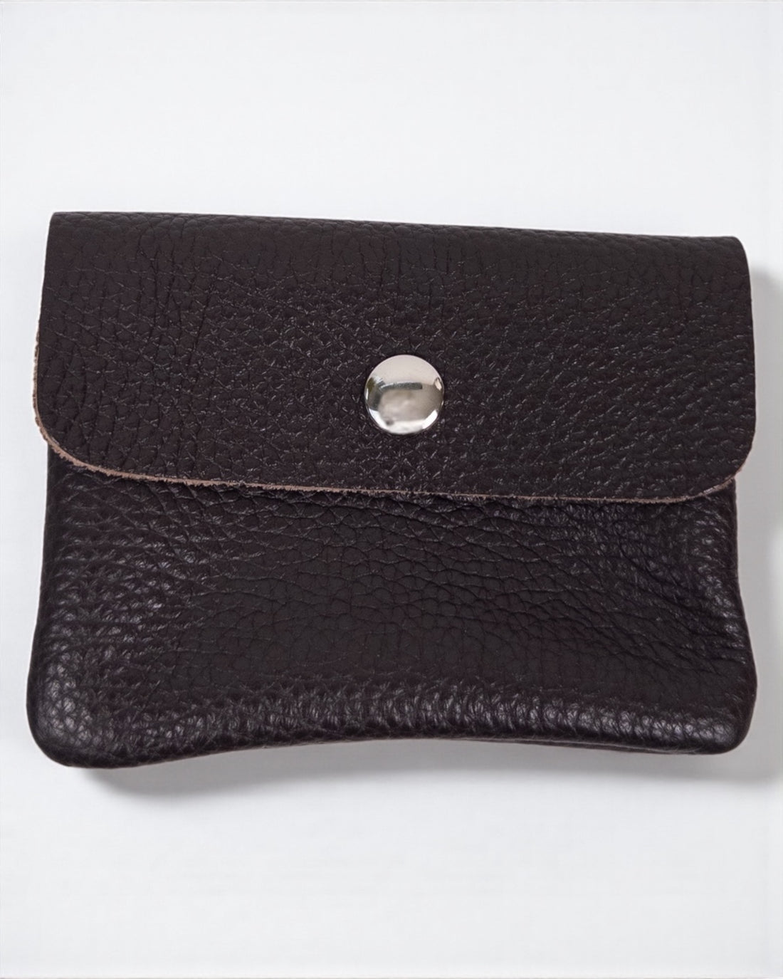 Geldbörse Leder klein dunkelbraun