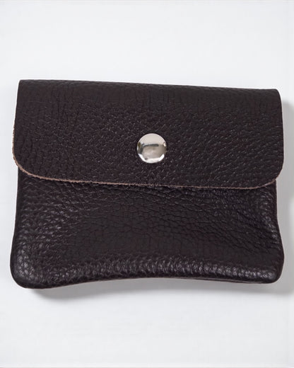 Geldbörse Leder klein dunkelbraun