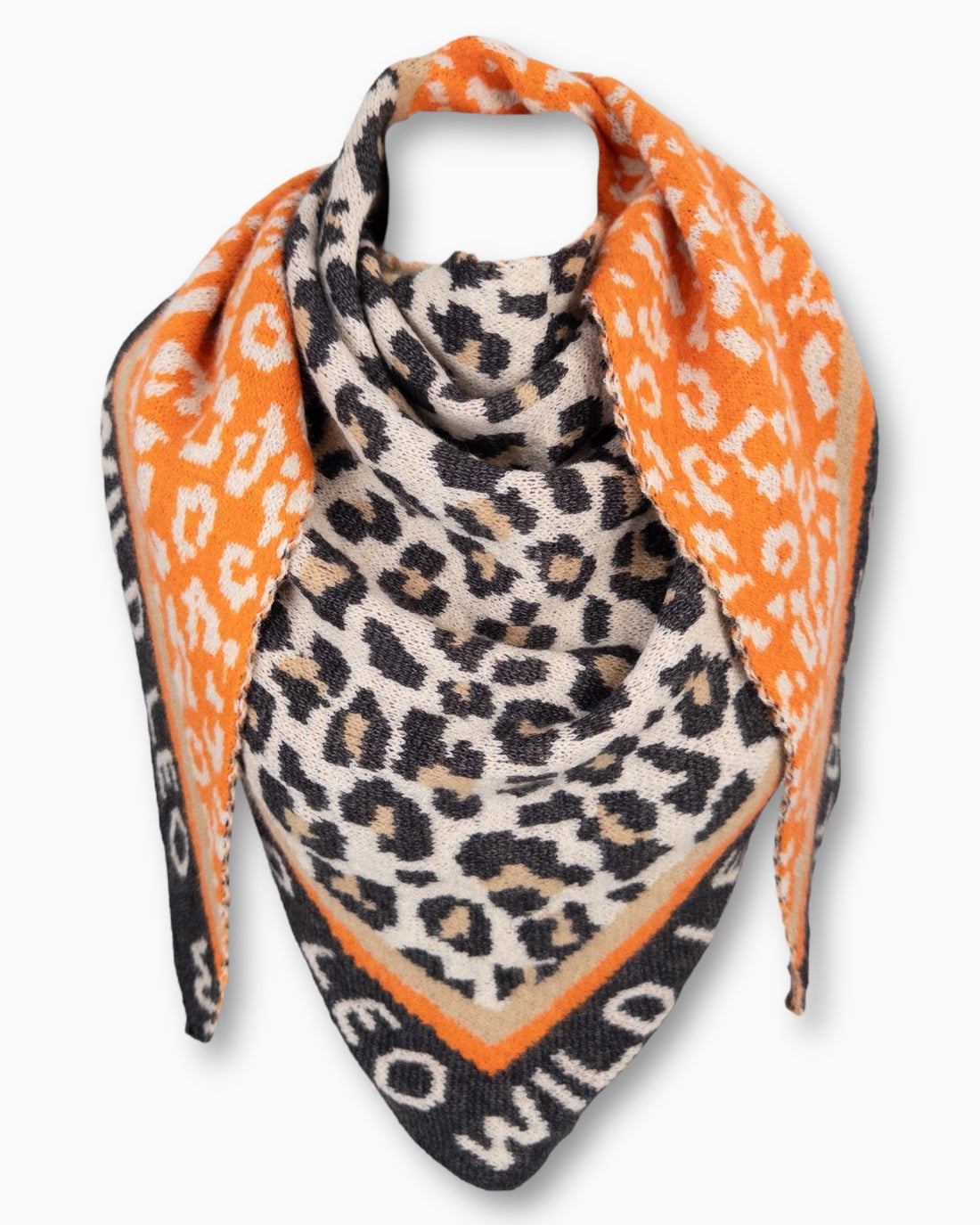 Dreieckstuch Wild Leo orange