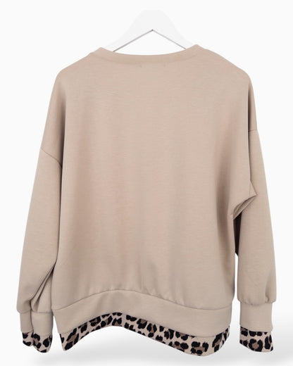 Sweatshirt Ciao beige