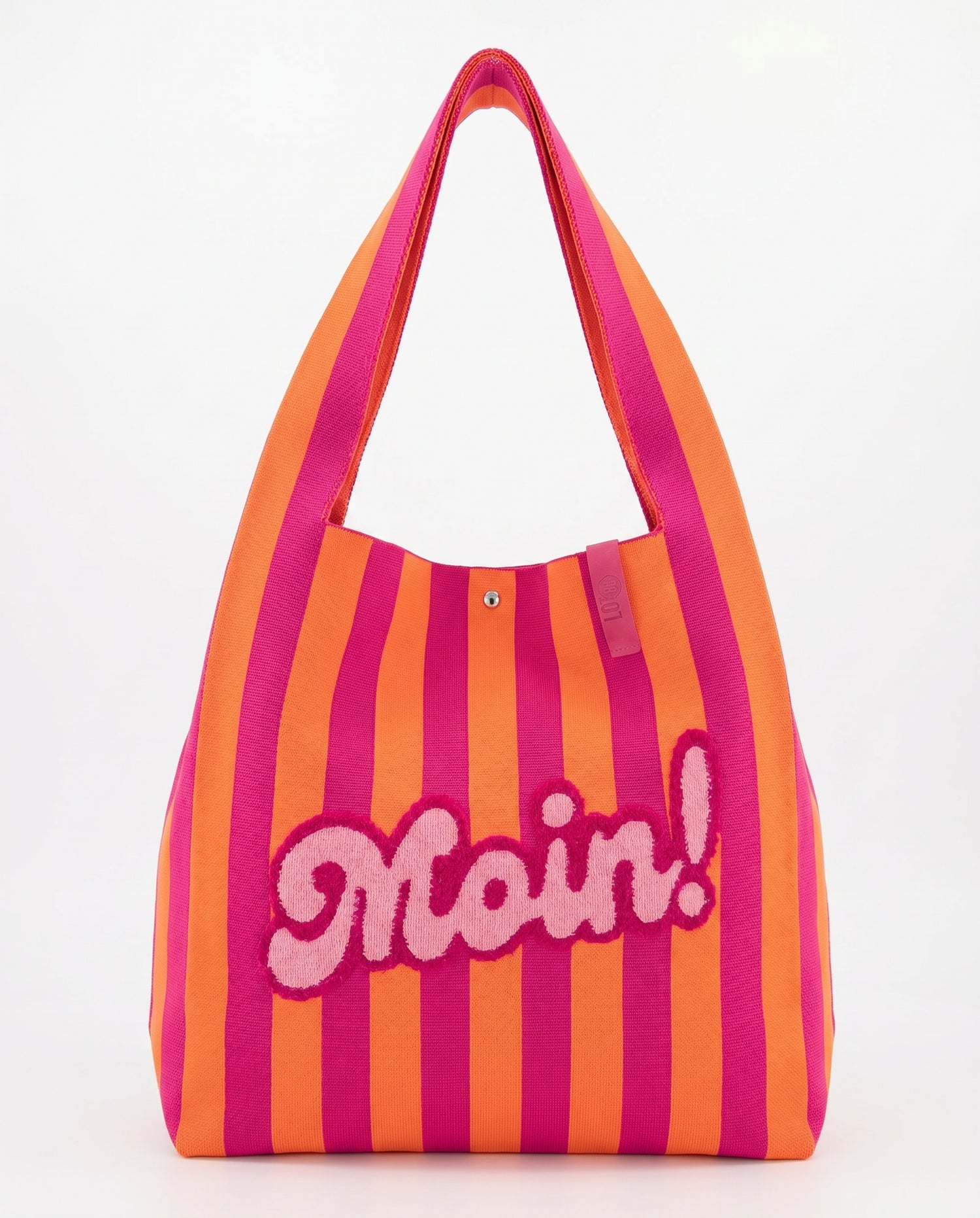 Moin Shopper Rebel Lois mit Streifen pink orange