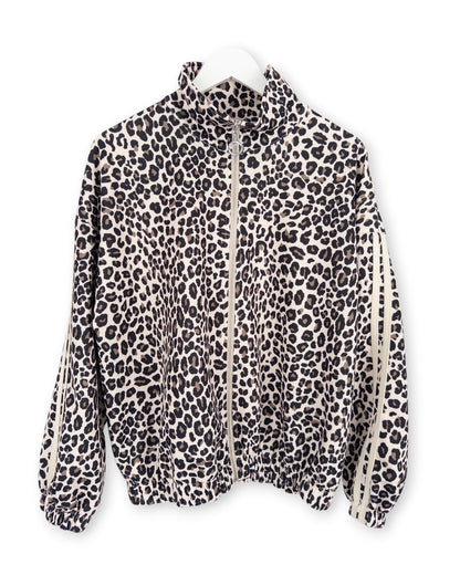 Leo Blouson-Jacke Streifen sand