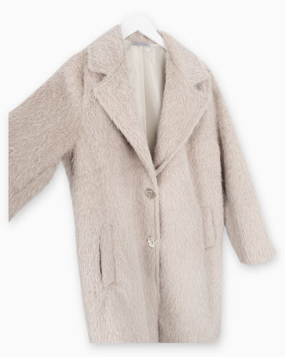 Mantel Fiola sand-beige