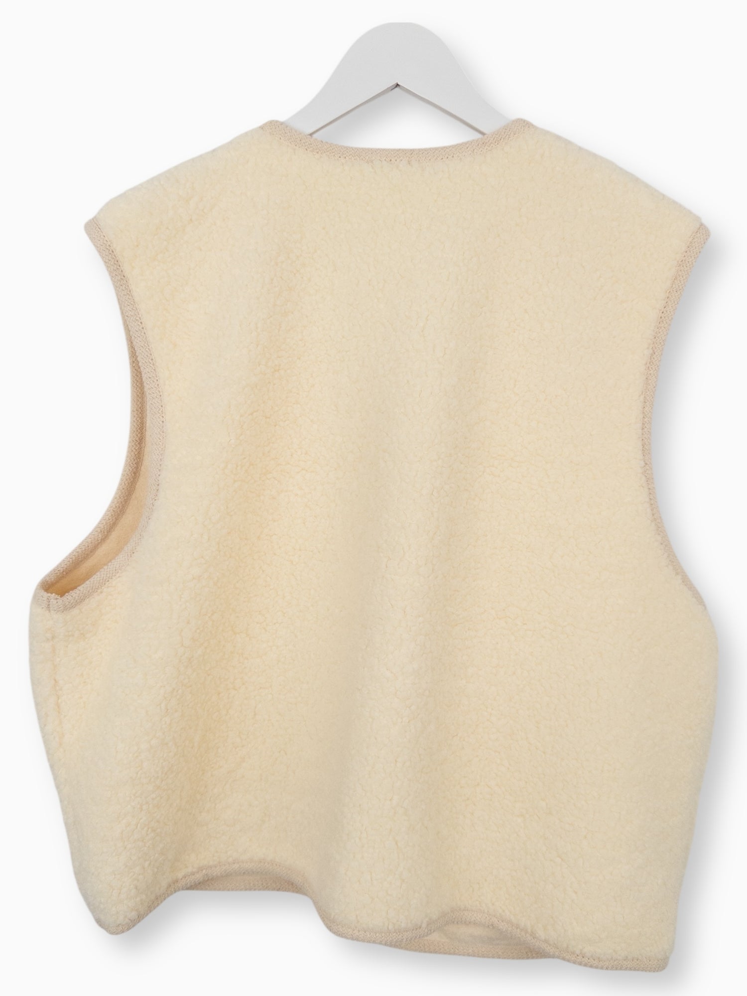 Teddy Weste creme