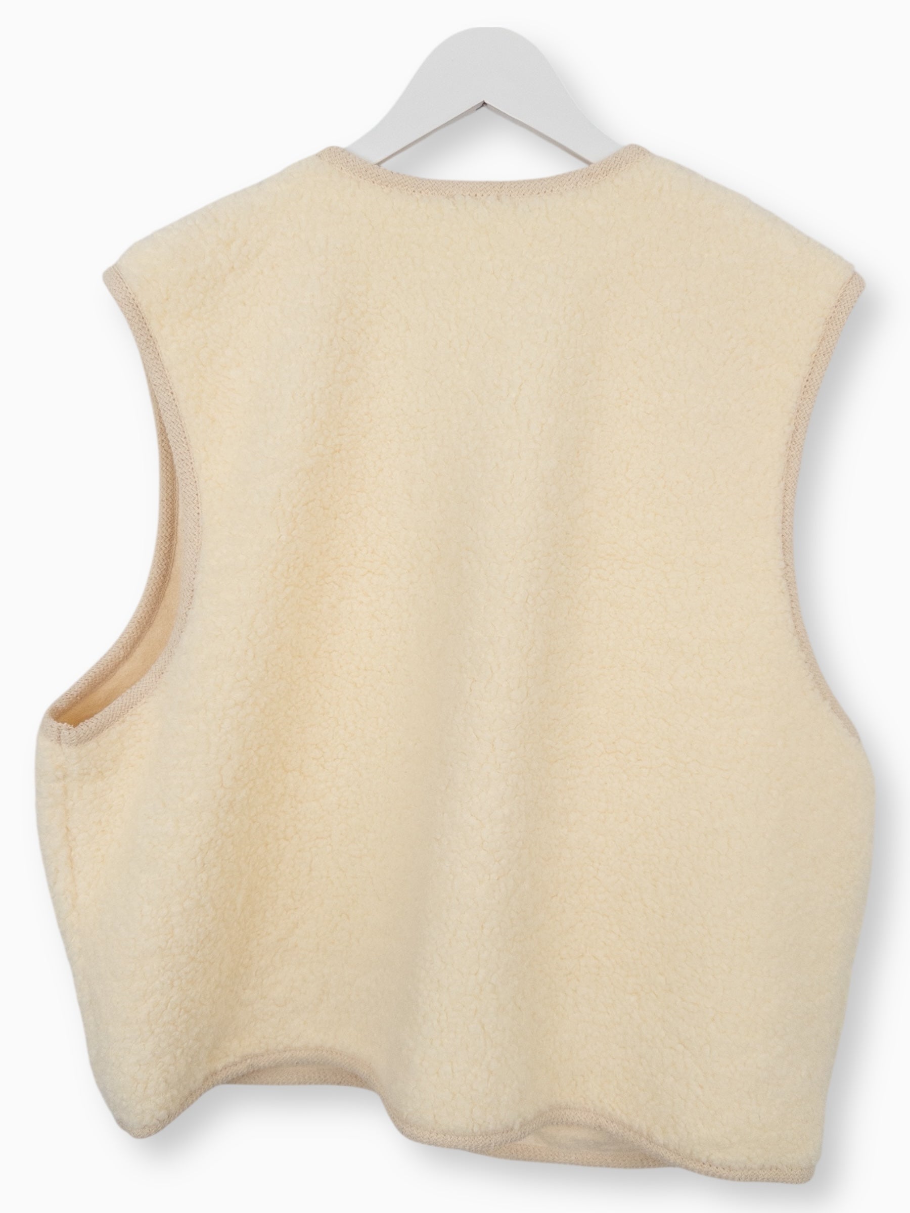 Teddy Weste creme