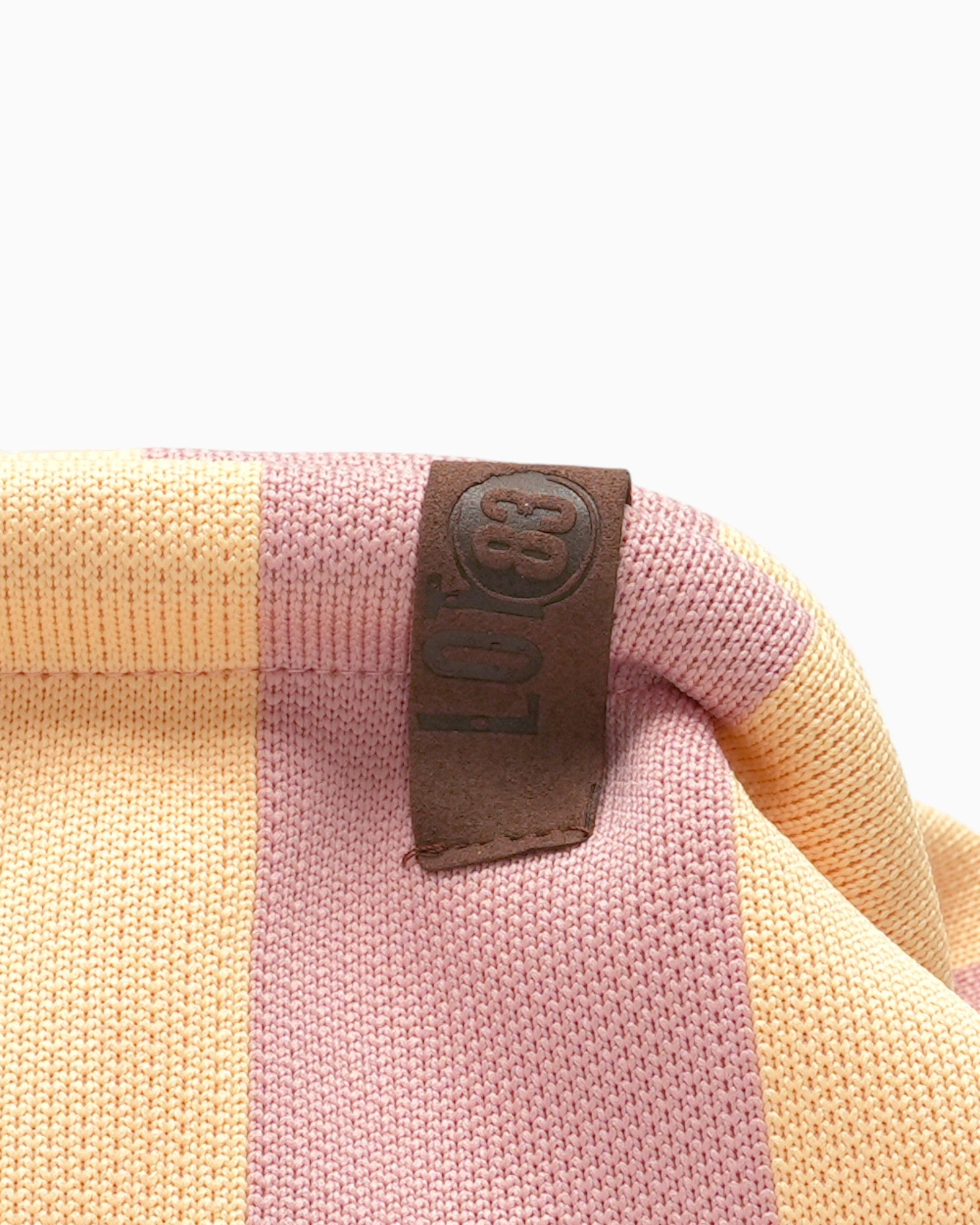 Kulturtasche Emma LOT83 mit Streifen rosa gelb