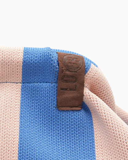 Kulturtasche Emma LOT83 mit Streifen blau rosé