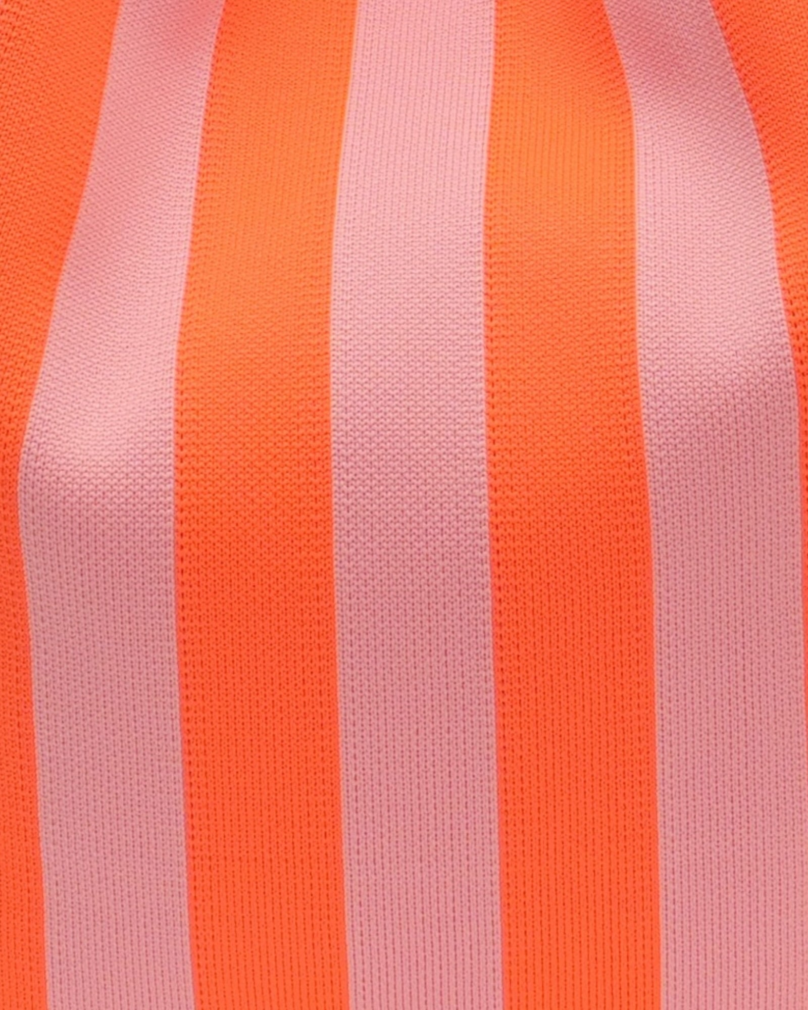 Shopper Lois mit Streifen orange altrosa