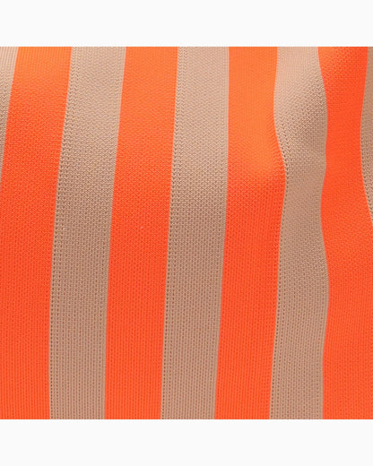 Shopper Lois mit Streifen orange beige