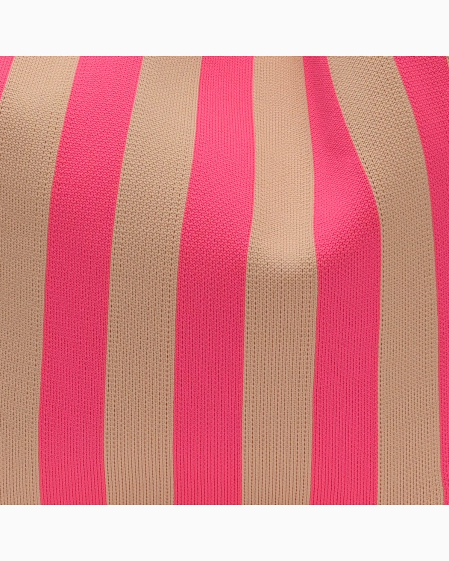 Shopper Lois mit Streifen pink beige