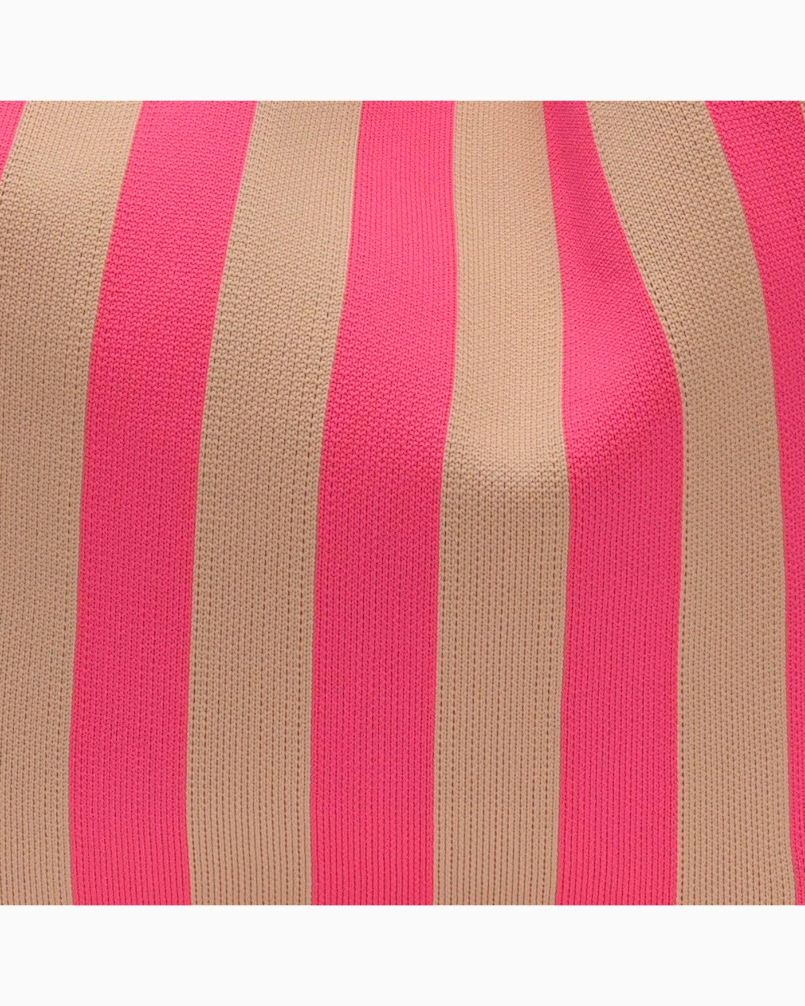 Shopper Lois mit Streifen pink beige