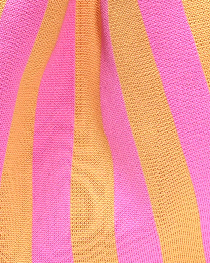 Shopper Lois mit Streifen rosa gelb
