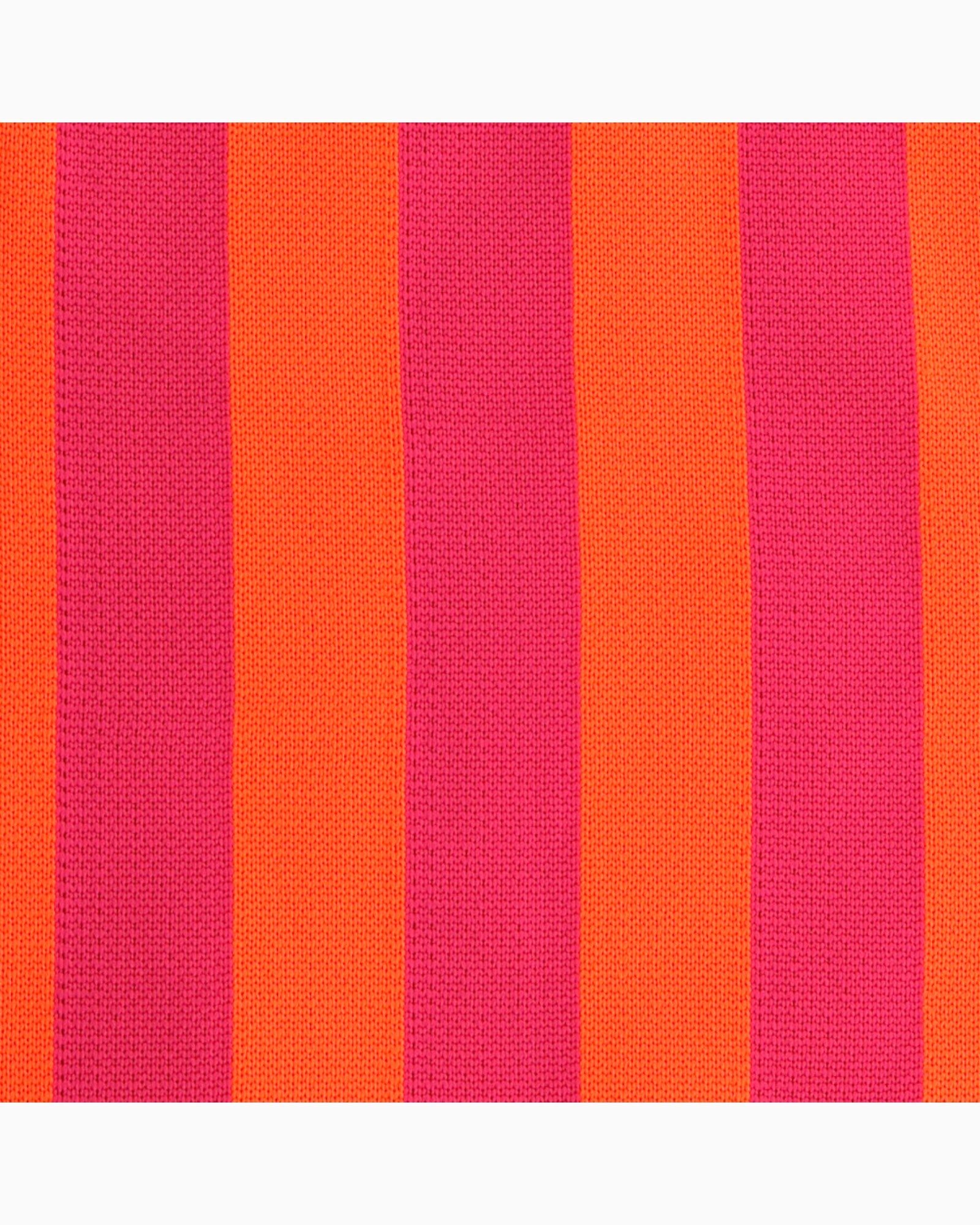 Shopper Lois mit Streifen orange pink