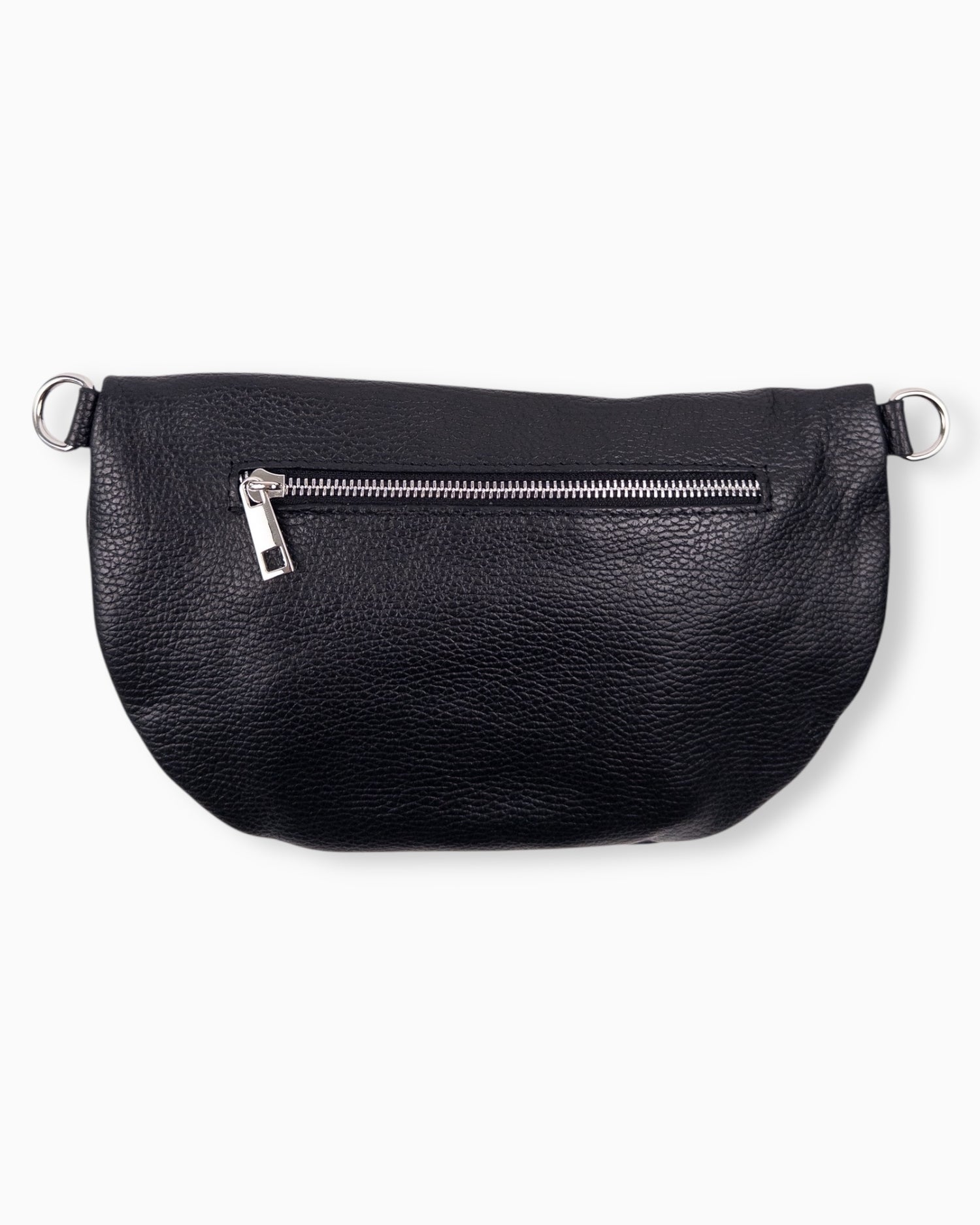 Umhängetasche Leder schwarz