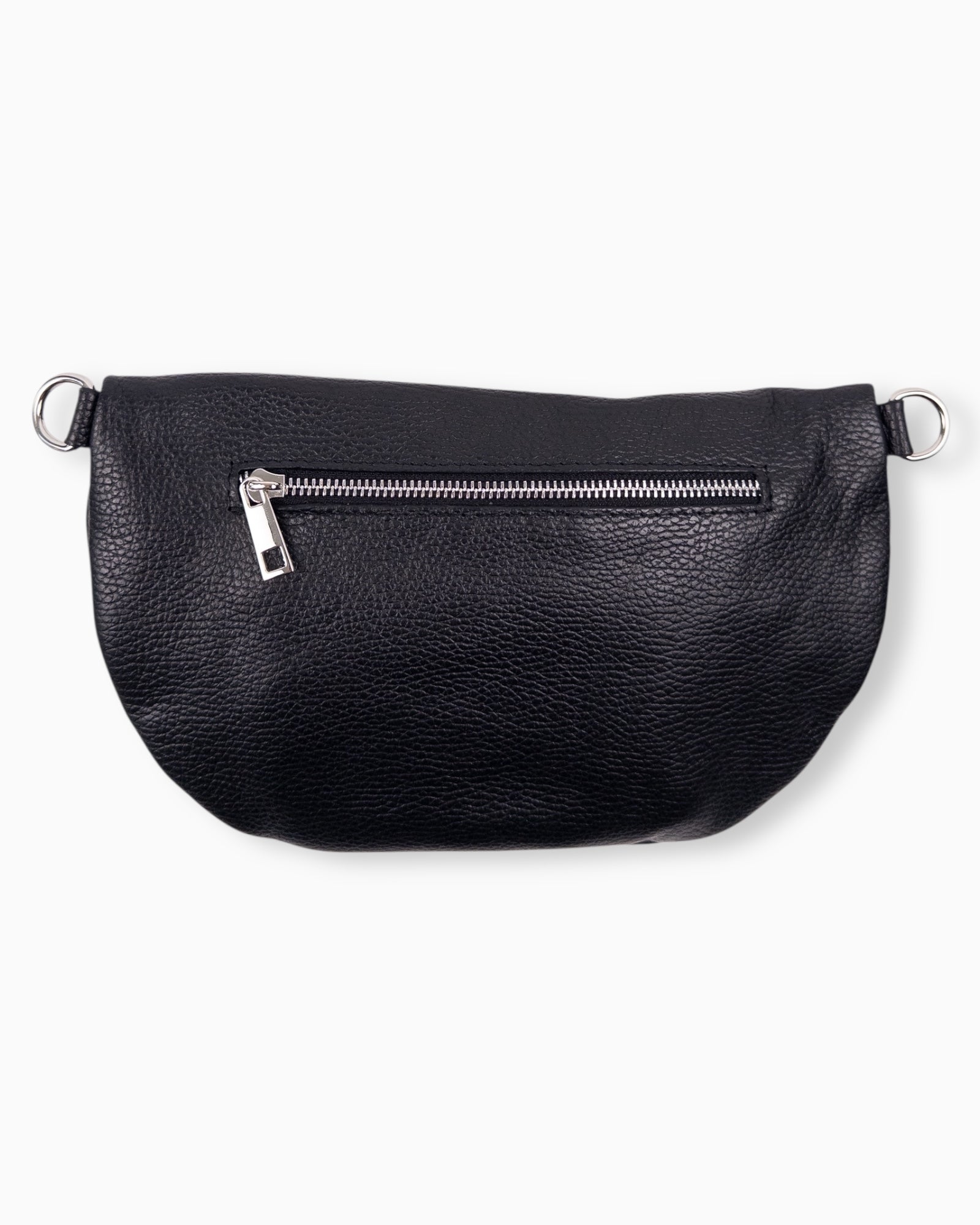 Umhängetasche Leder schwarz