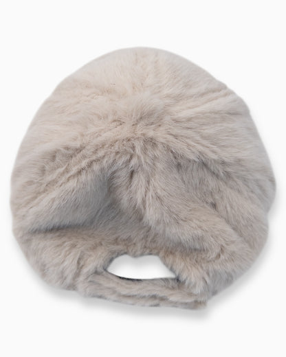 Flauschige Cap creme