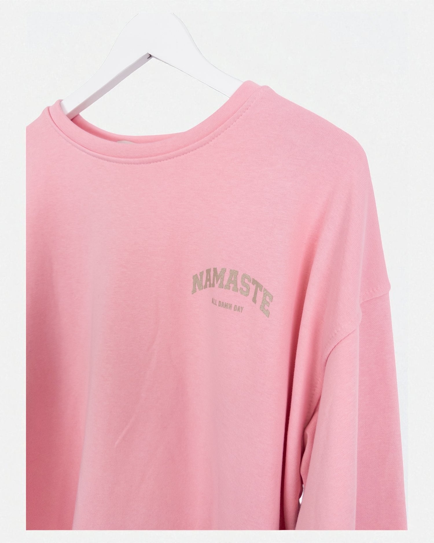Leo Sweatshirt Namaste rosa