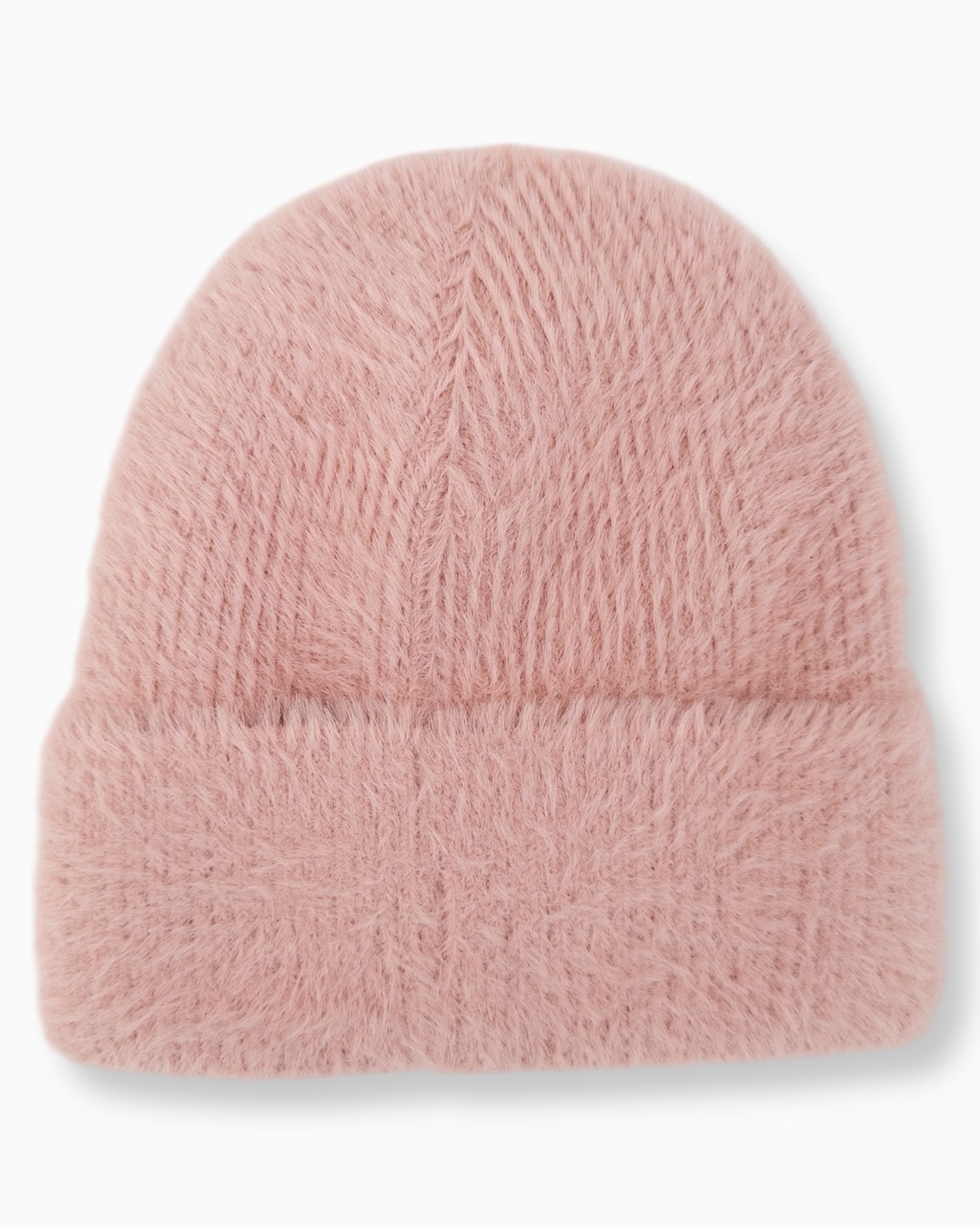 Flauschige Mütze rosa