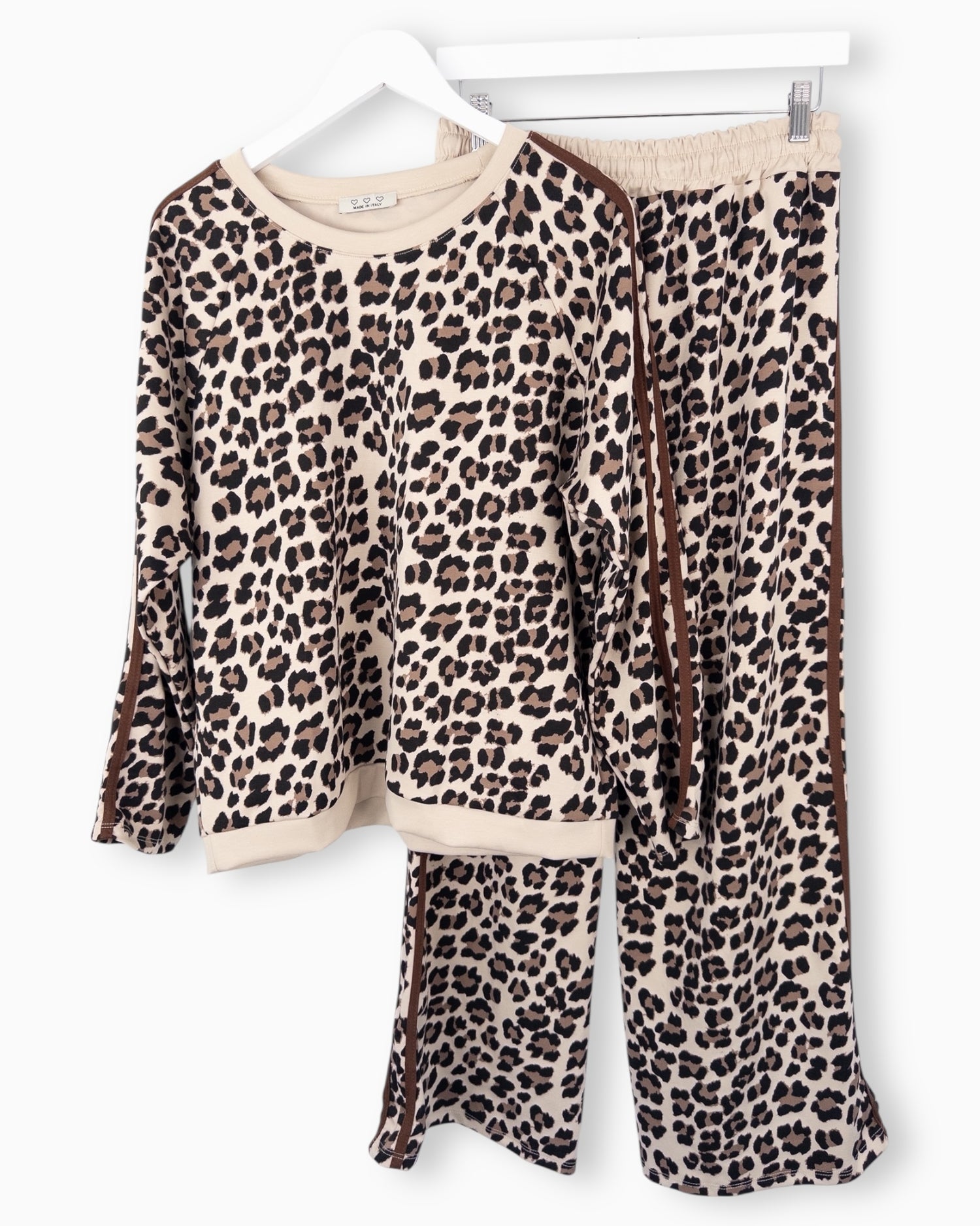 Oversize Leo Sweatshirt beige braun