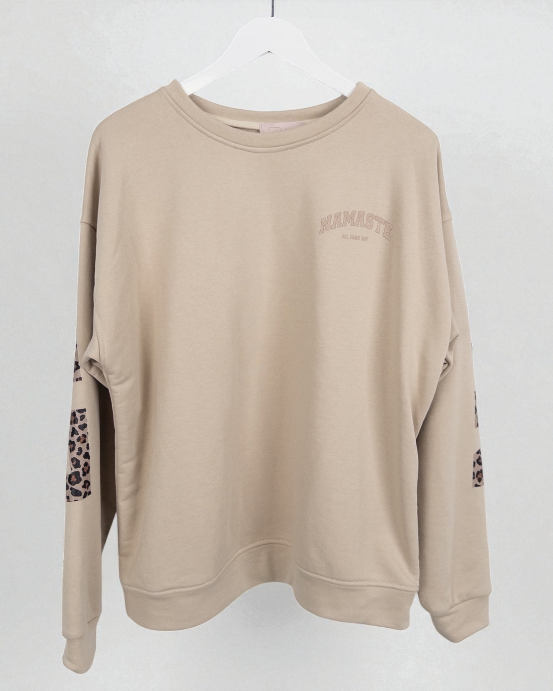 Leo Sweatshirt Namaste beige