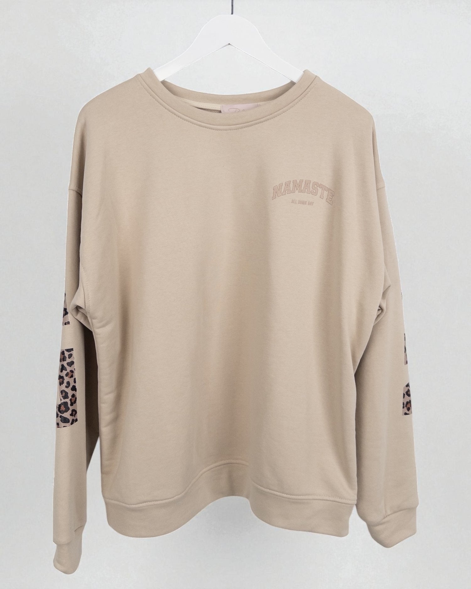 Leo Sweatshirt Namaste beige