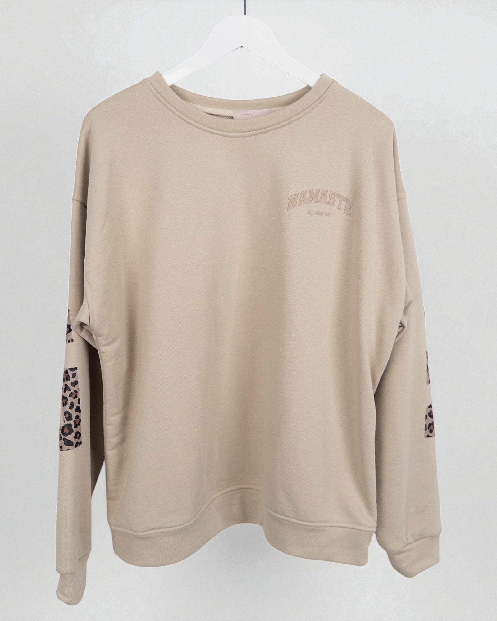 Leo Sweatshirt Namaste beige