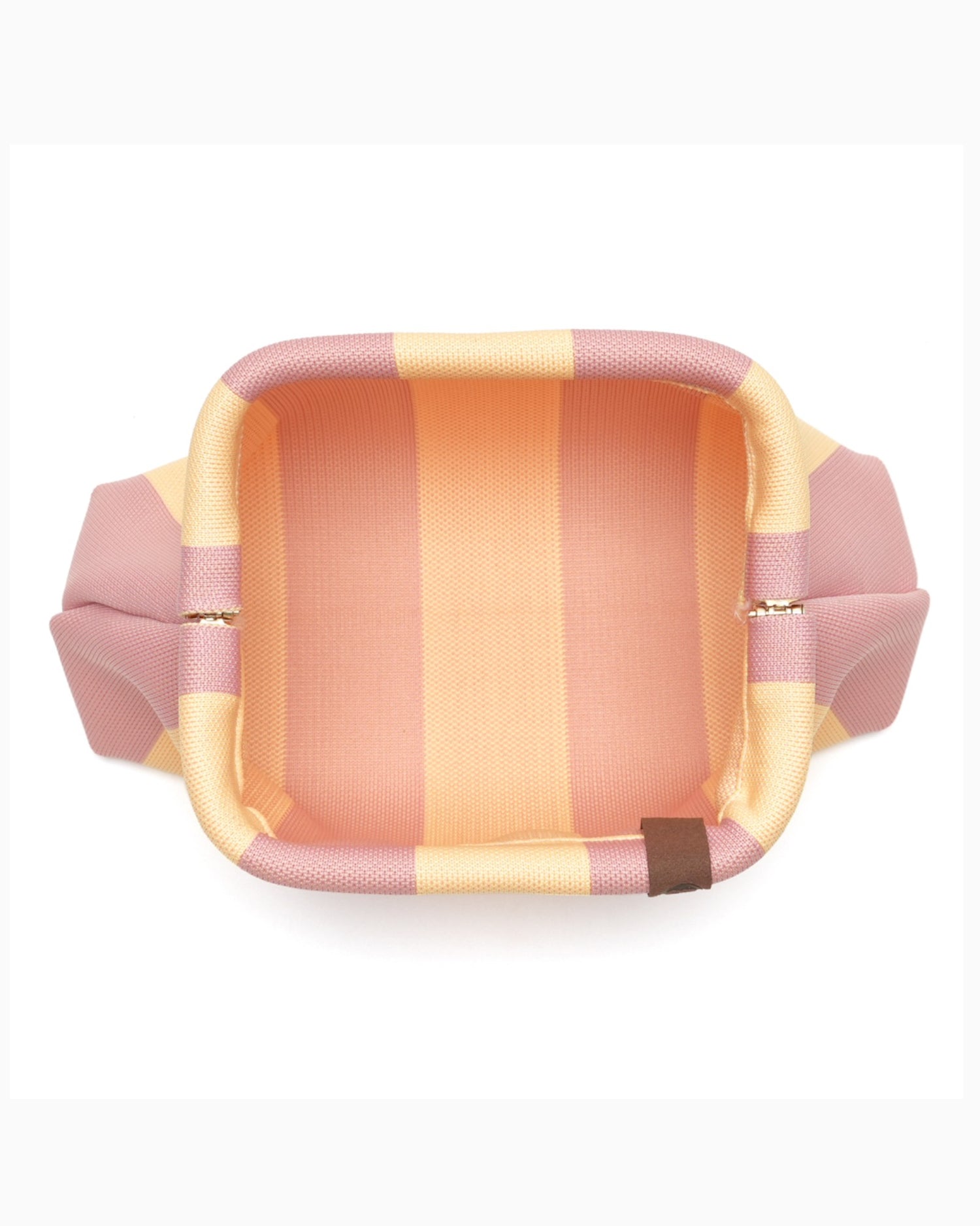 Kulturtasche Emma LOT83 mit Streifen rosa gelb
