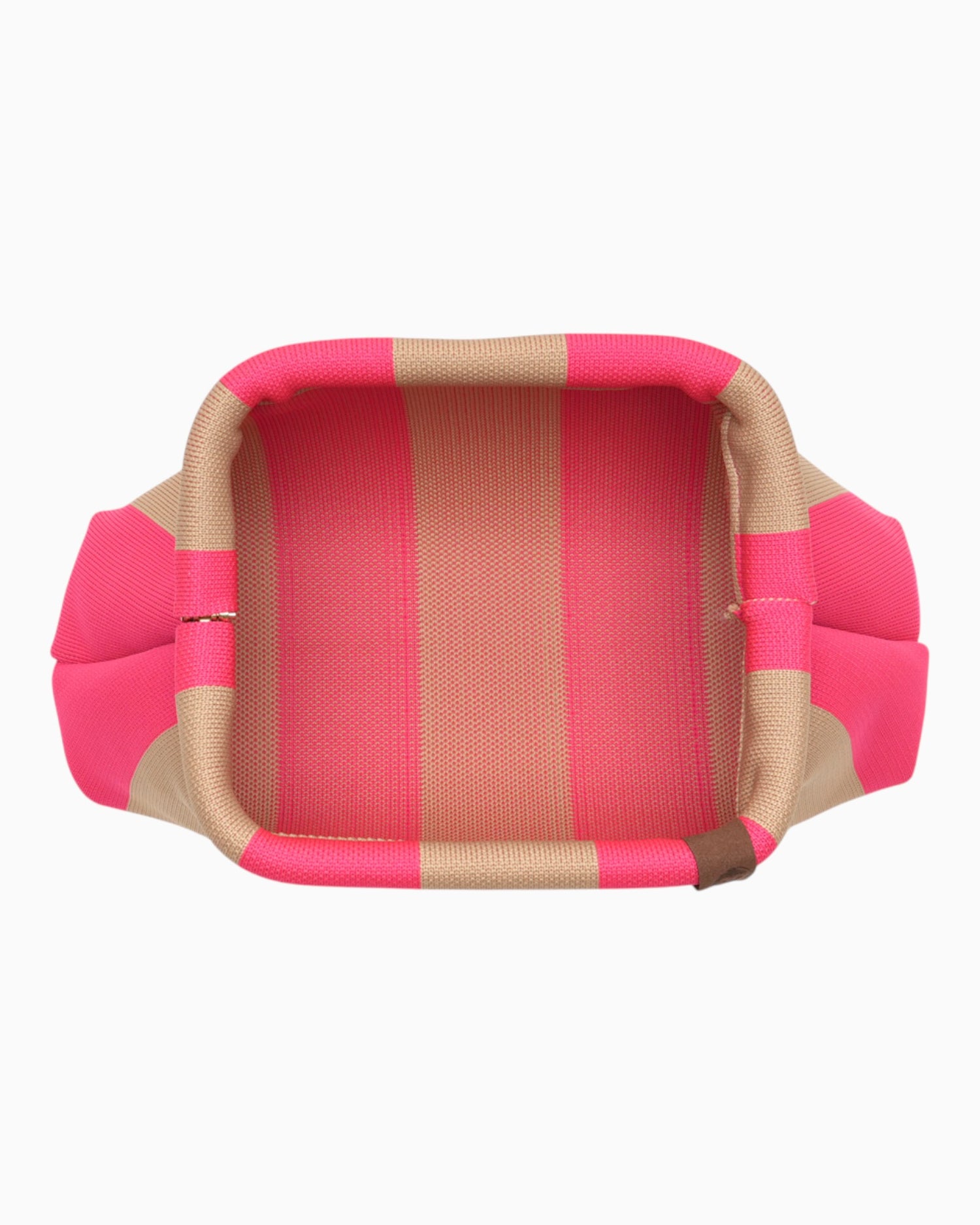 Kosmetiktasche Emma mit Streifen pink beige