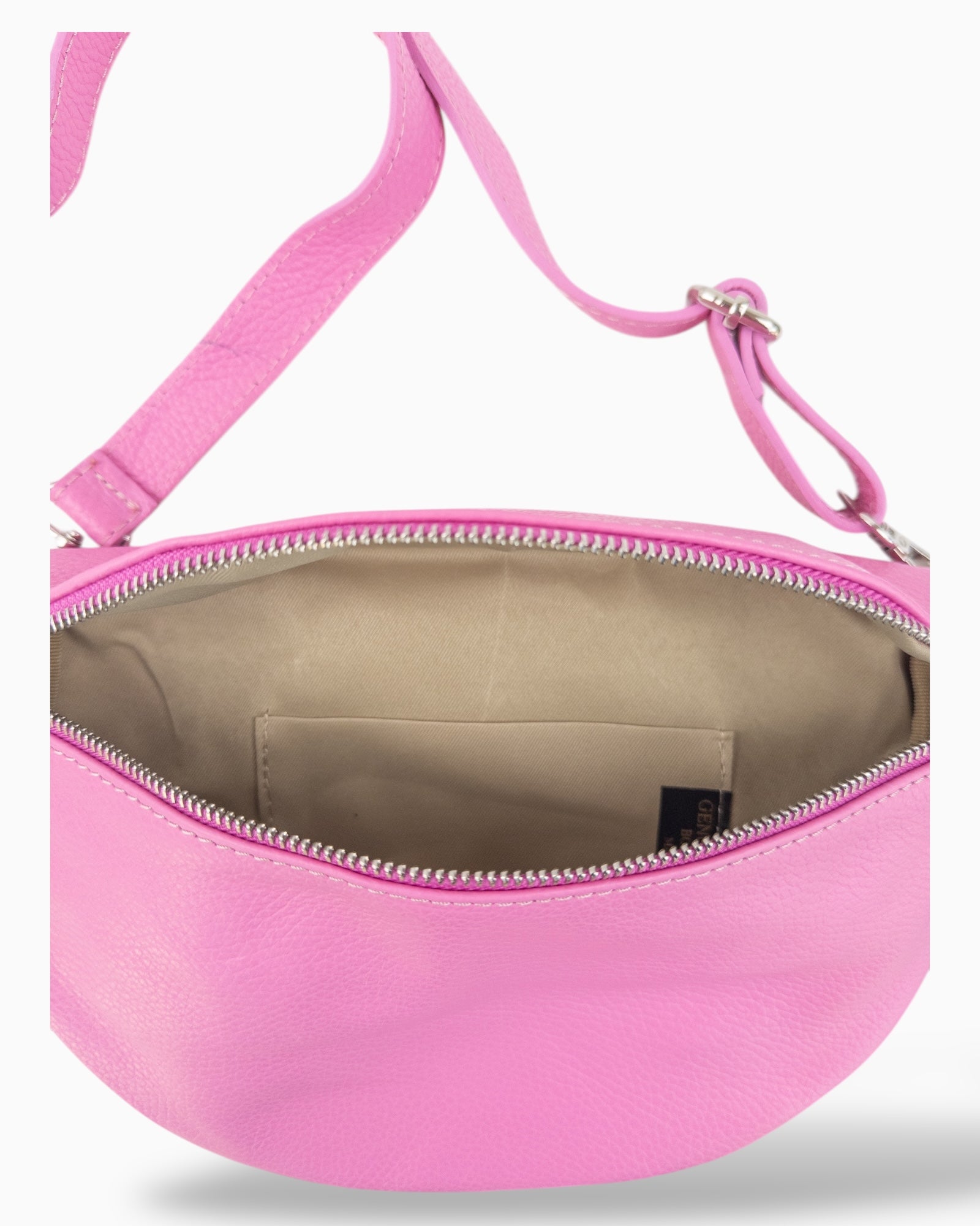 Umhängetasche Leder pink