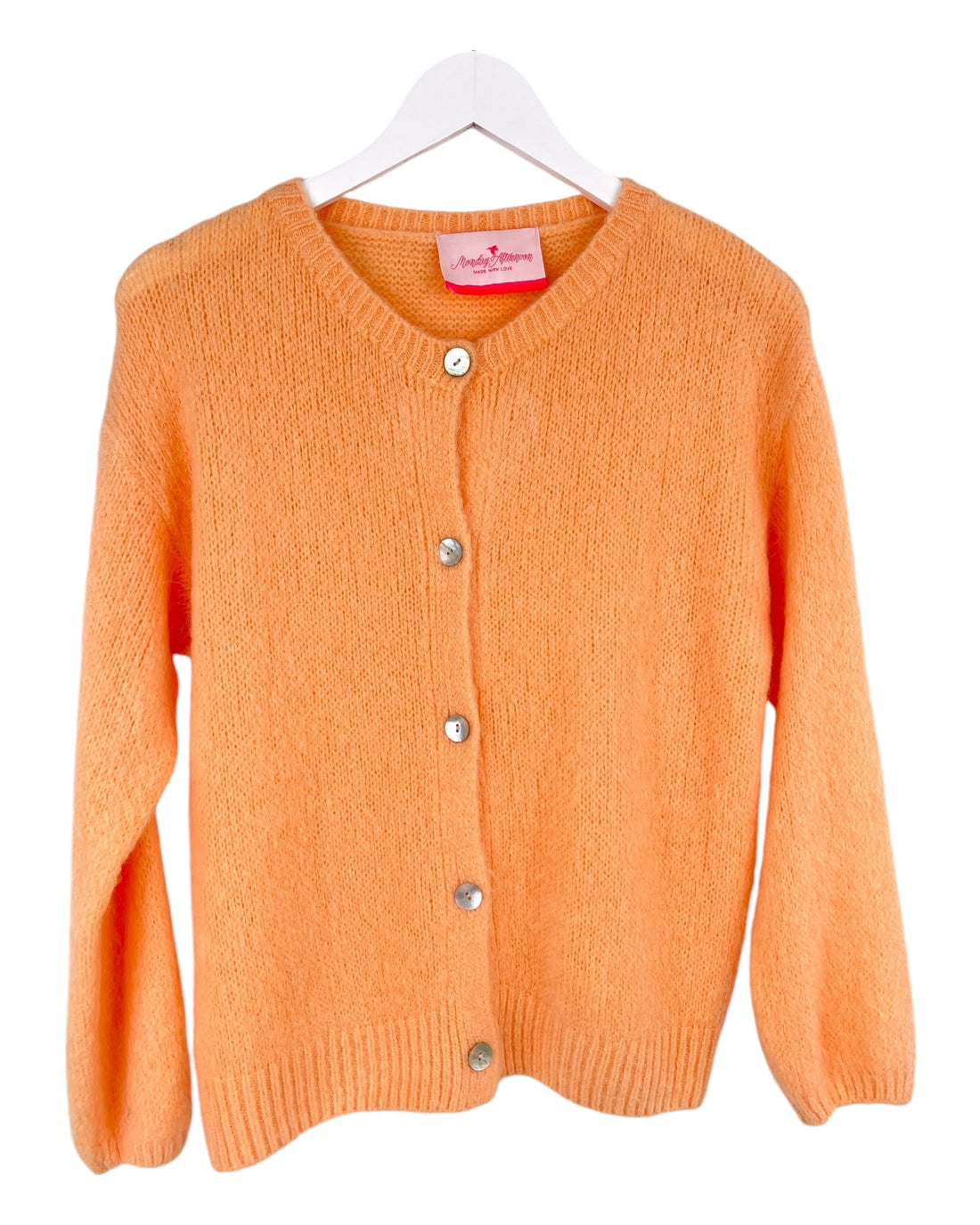 Strick-Cardigan Mia orange