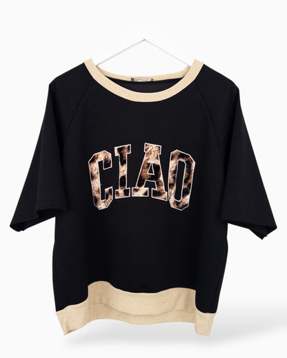 Shirt Ciao schwarz