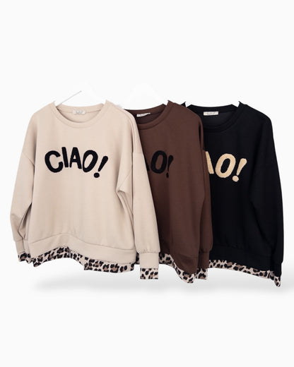 Sweatshirt Ciao schwarz