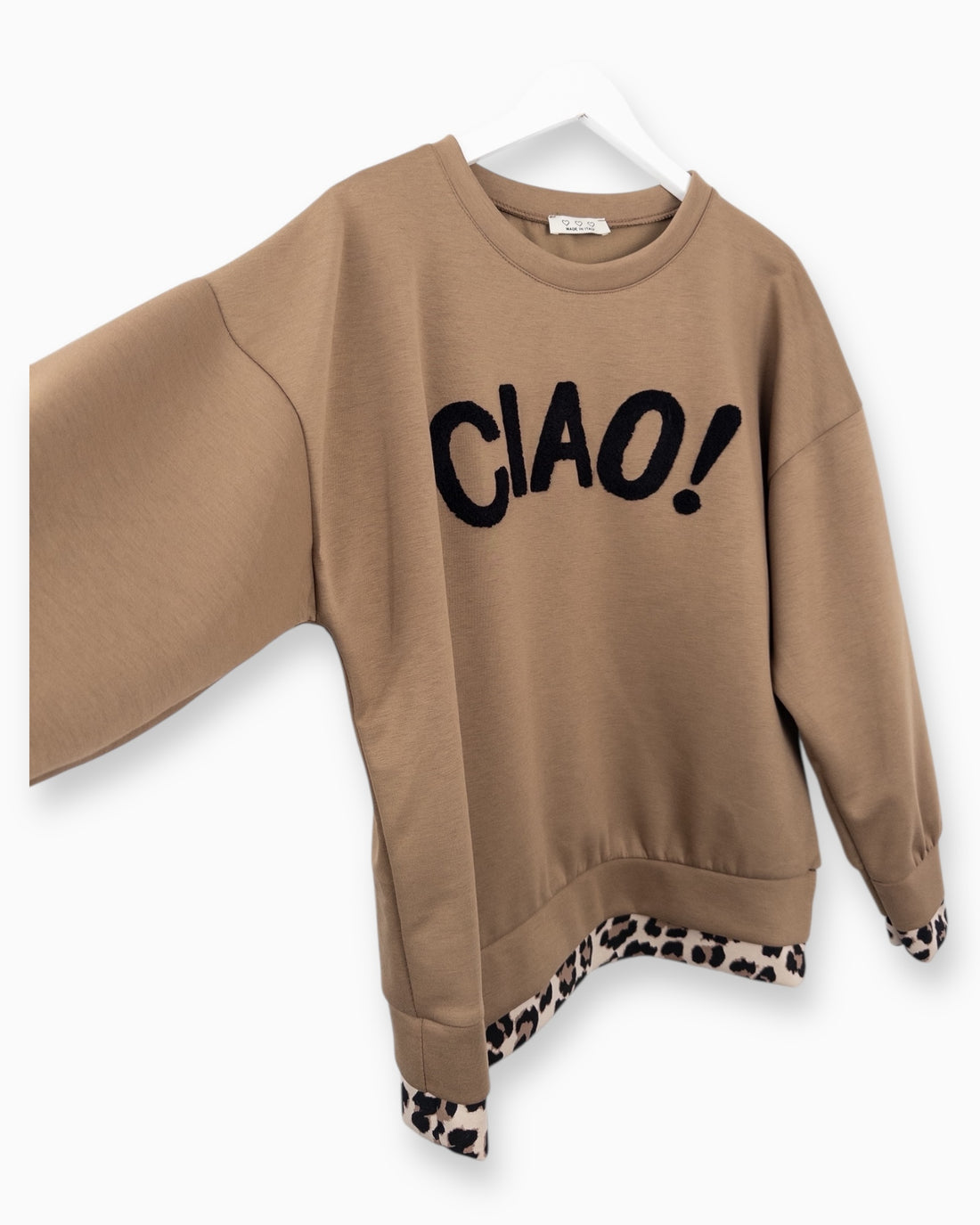 Sweatshirt Ciao hellbraun