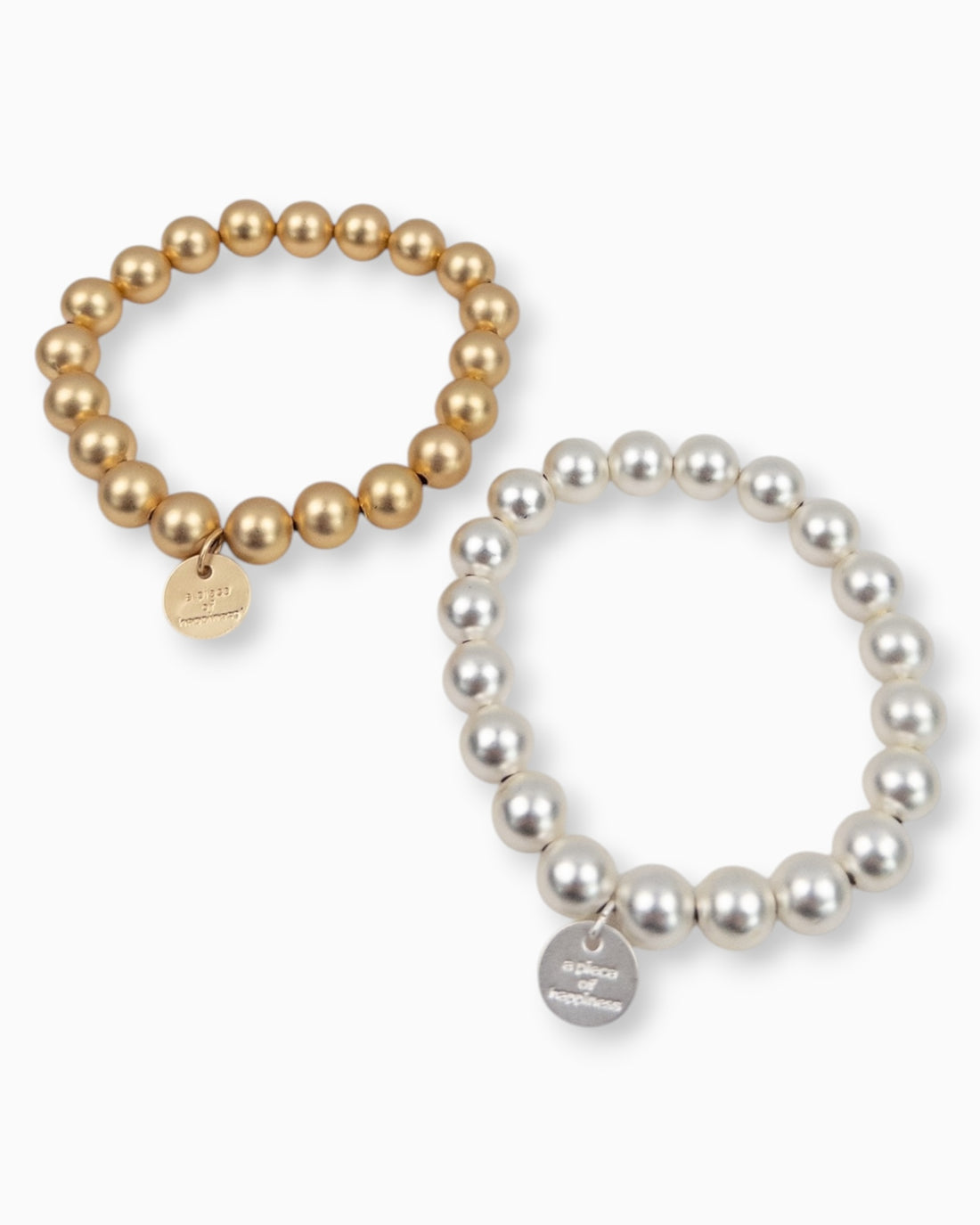 Perlenarmband goldfarben