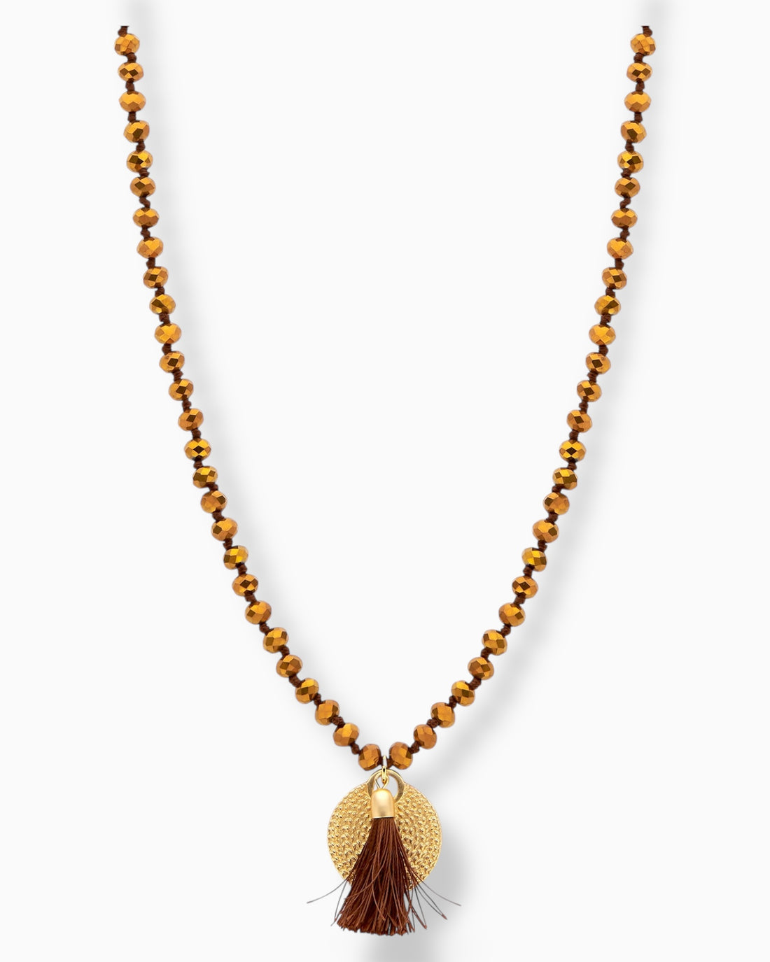 Kette Crystal braun