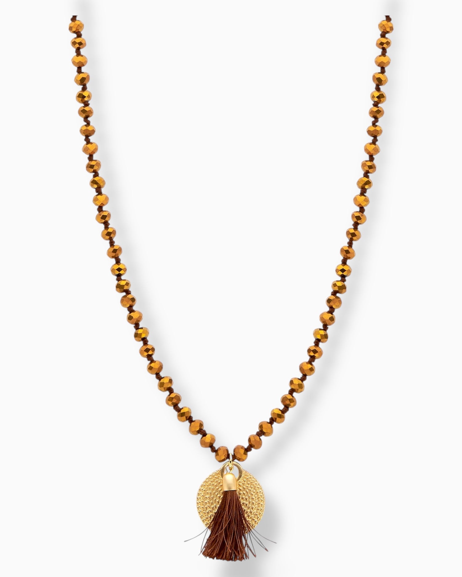 Kette Crystal braun