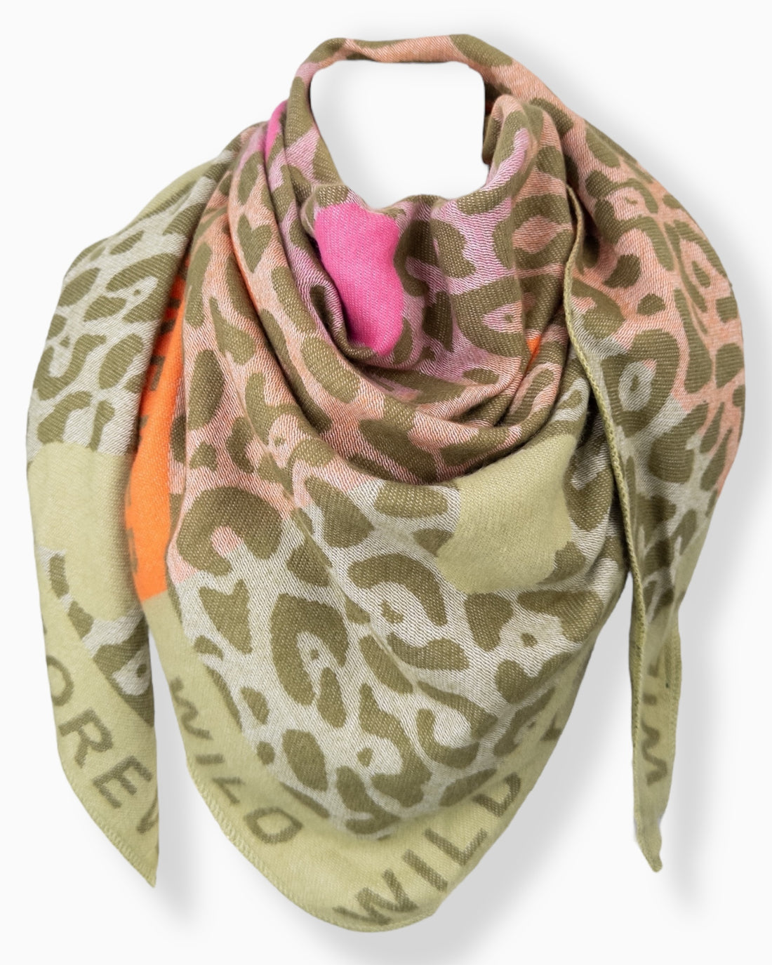 Dreieckstuch Wild Forever oliv