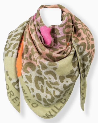 Dreieckstuch Wild Forever oliv