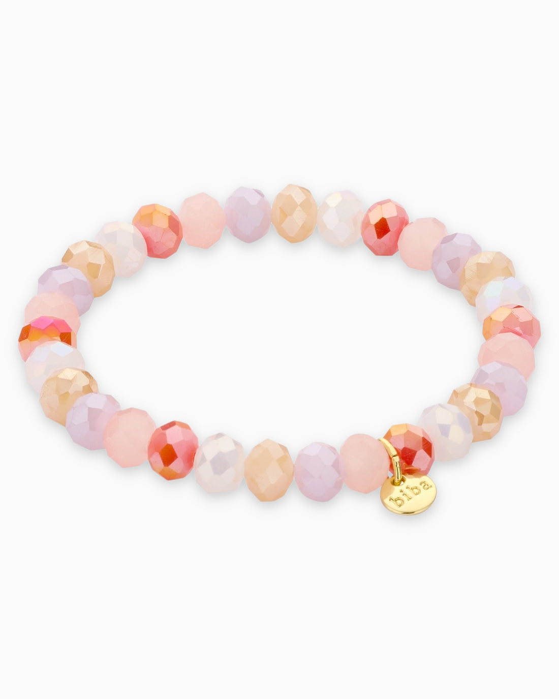 Crystal Armband orange rose