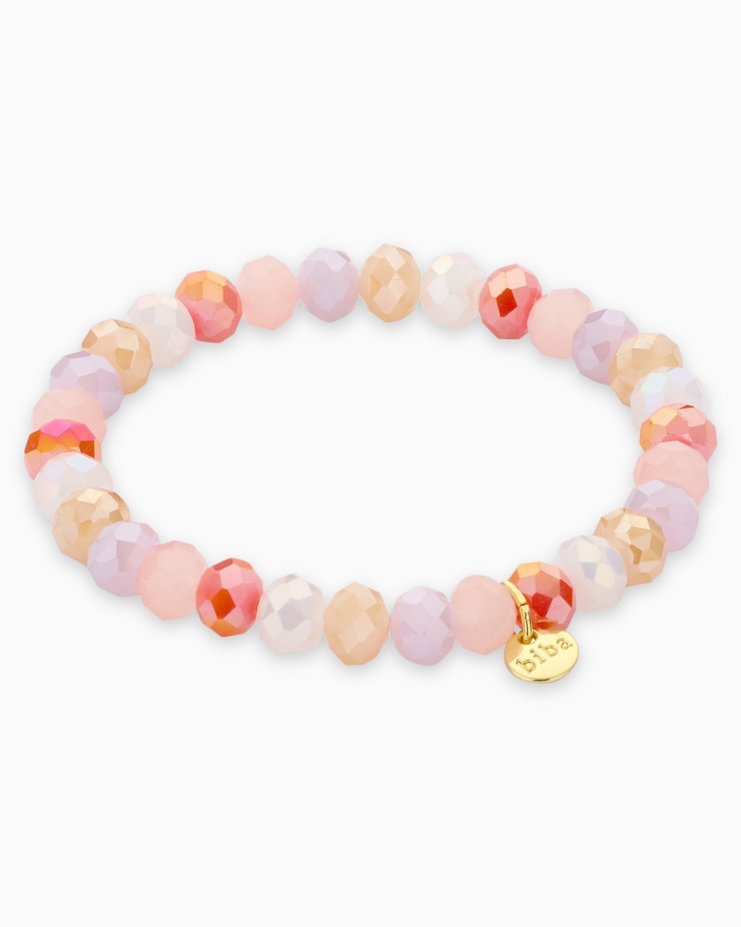 Crystal Armband orange rose