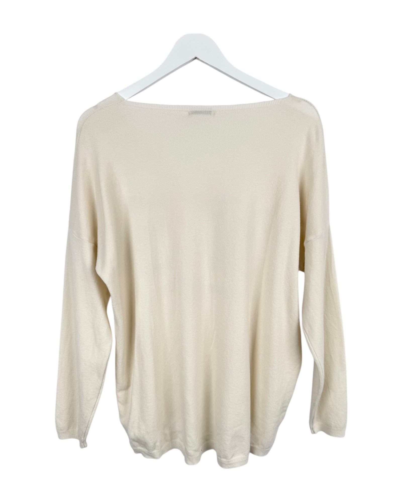 Feinstrickpulli No. 5 creme