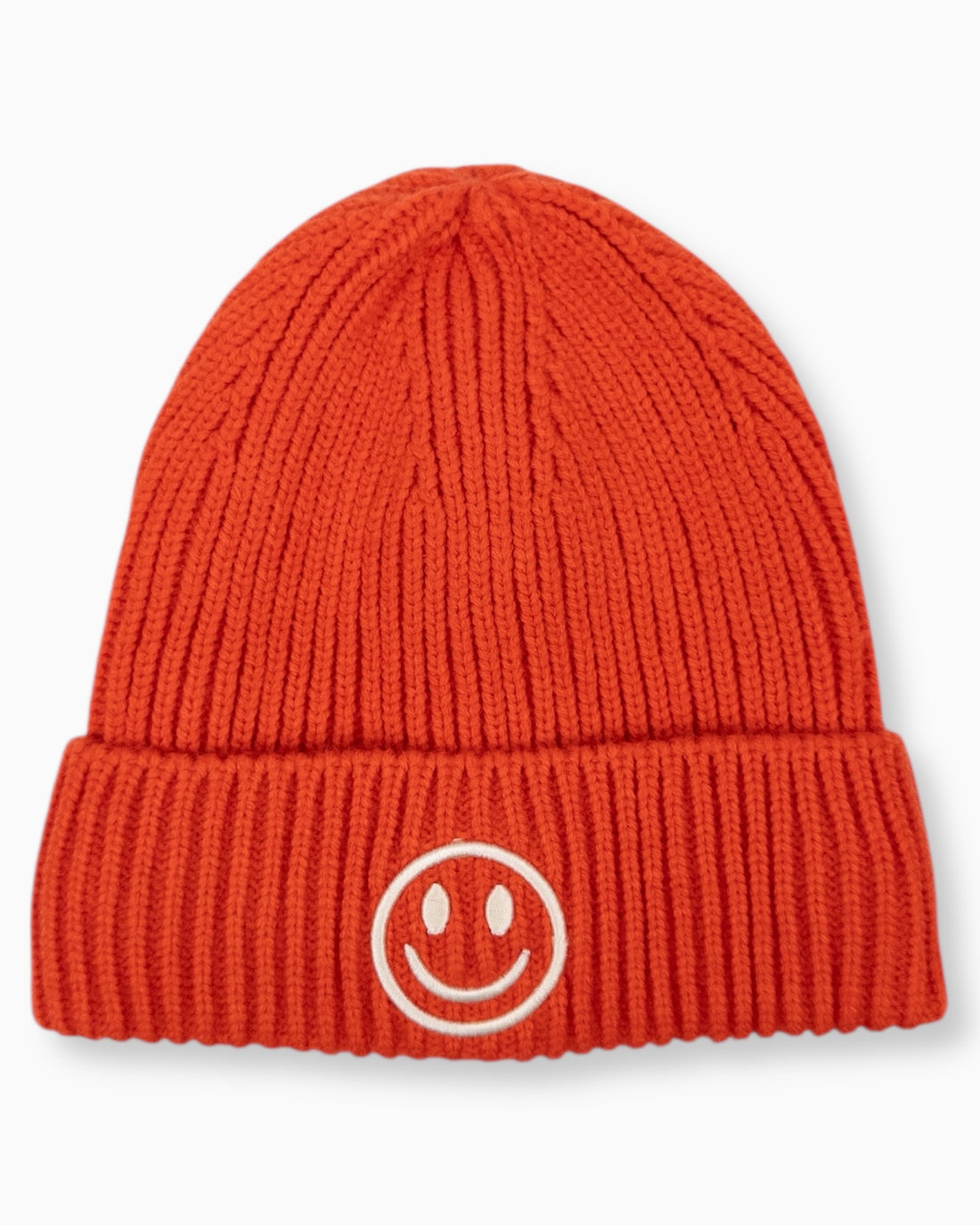 Smiley Mütze orange