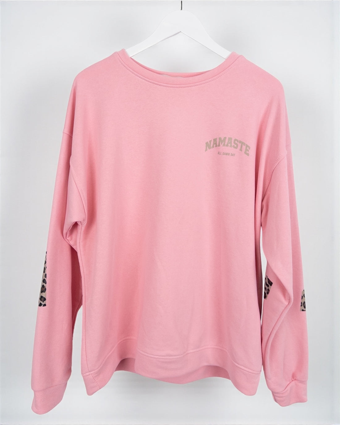 Leo Sweatshirt Namaste rosa