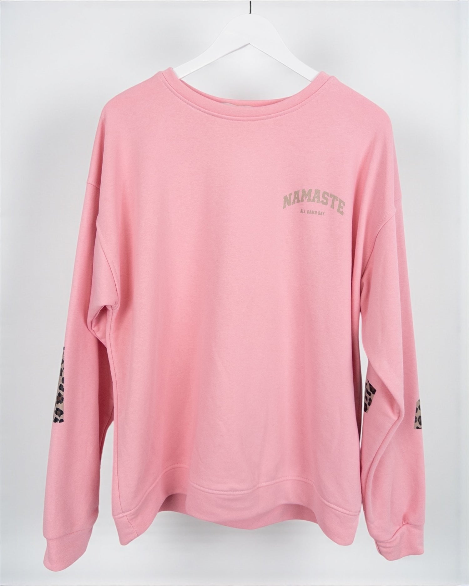 Leo Sweatshirt Namaste rosa