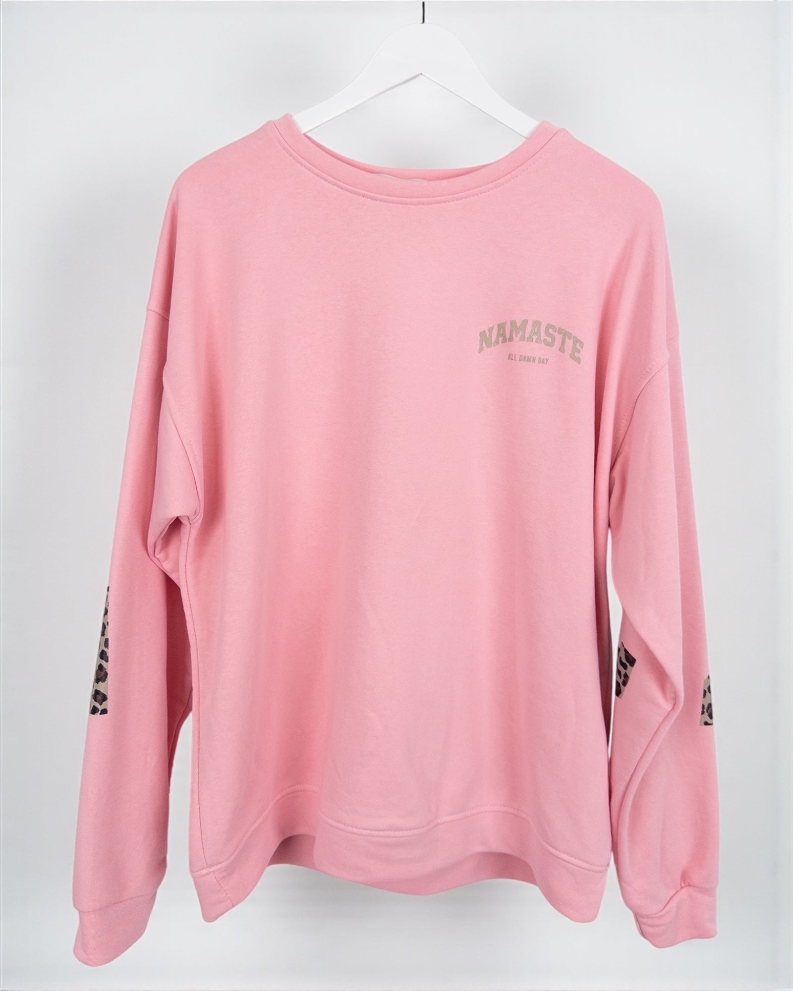 Leo Sweatshirt Namaste rosa